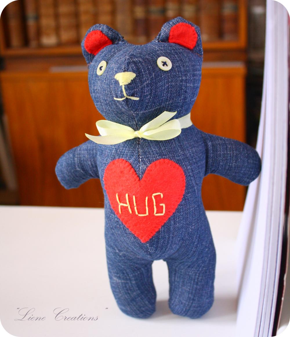 blue bear soft toy